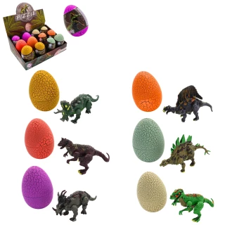 UOVO DINOSAURO PUZZLE 10CM 6 MODELLI ASSORTITI