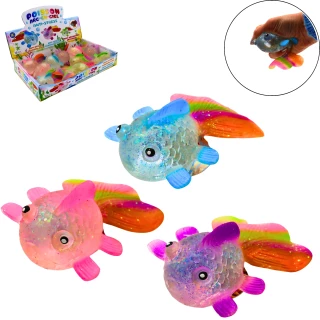 FISCH ANTISTRESS 12CM 3 FARBEN SORT.