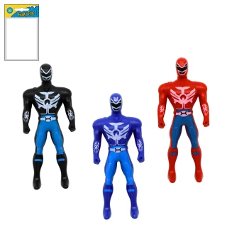 SUPER-HEROS 11.5CM 3 COULEURS ASSORTIES