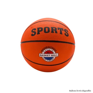 BALLON DE BASKET N°7 CUIR 24CM 