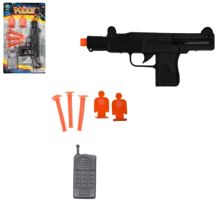 PISTOL 20CM WITH DARTS AND ACCESSORIES