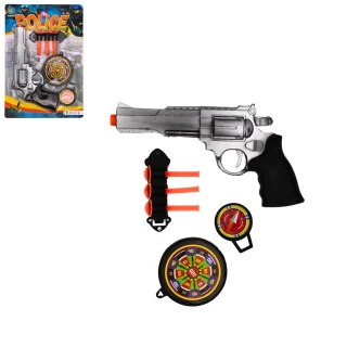 PISTOLET FLECHES 23CM + ACCESSOIRES