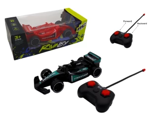 RACING CAR RADIO CONTROL 19CM 2 ASSORTED COLORS