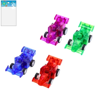 RACING CAR PULLBACK 6CM 4 ASSORTED COLORS