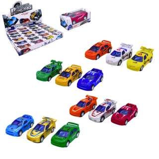 RACING CAR PULLBACK 7CM 12 ASSORTMENTS