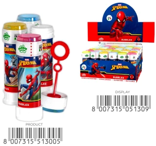 BOLLE DI SAPONE  60ML SPIDERMAN